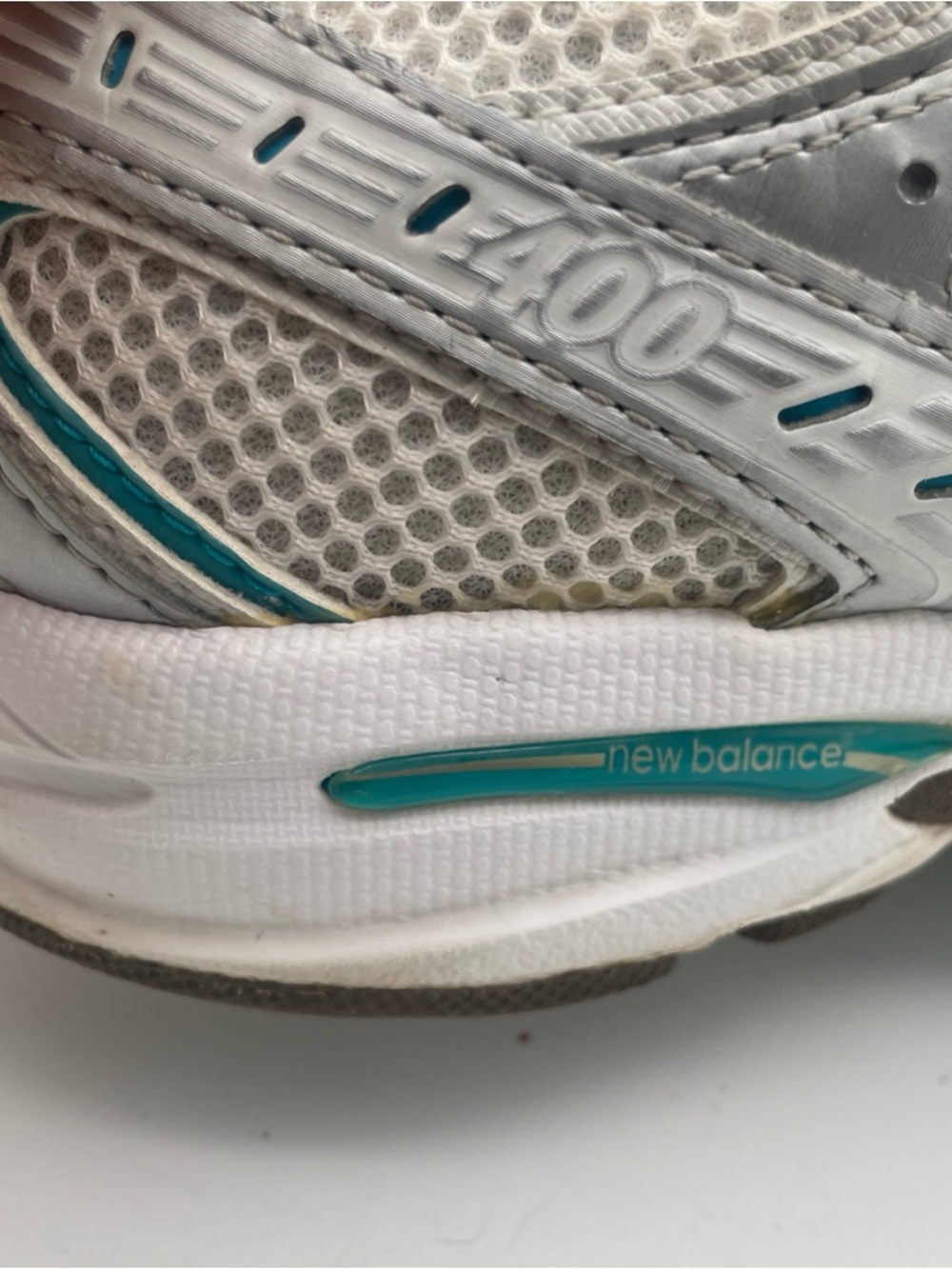 New Balance Turquoise Mesh Lined Sneaker Interior - Picture 7 of 10